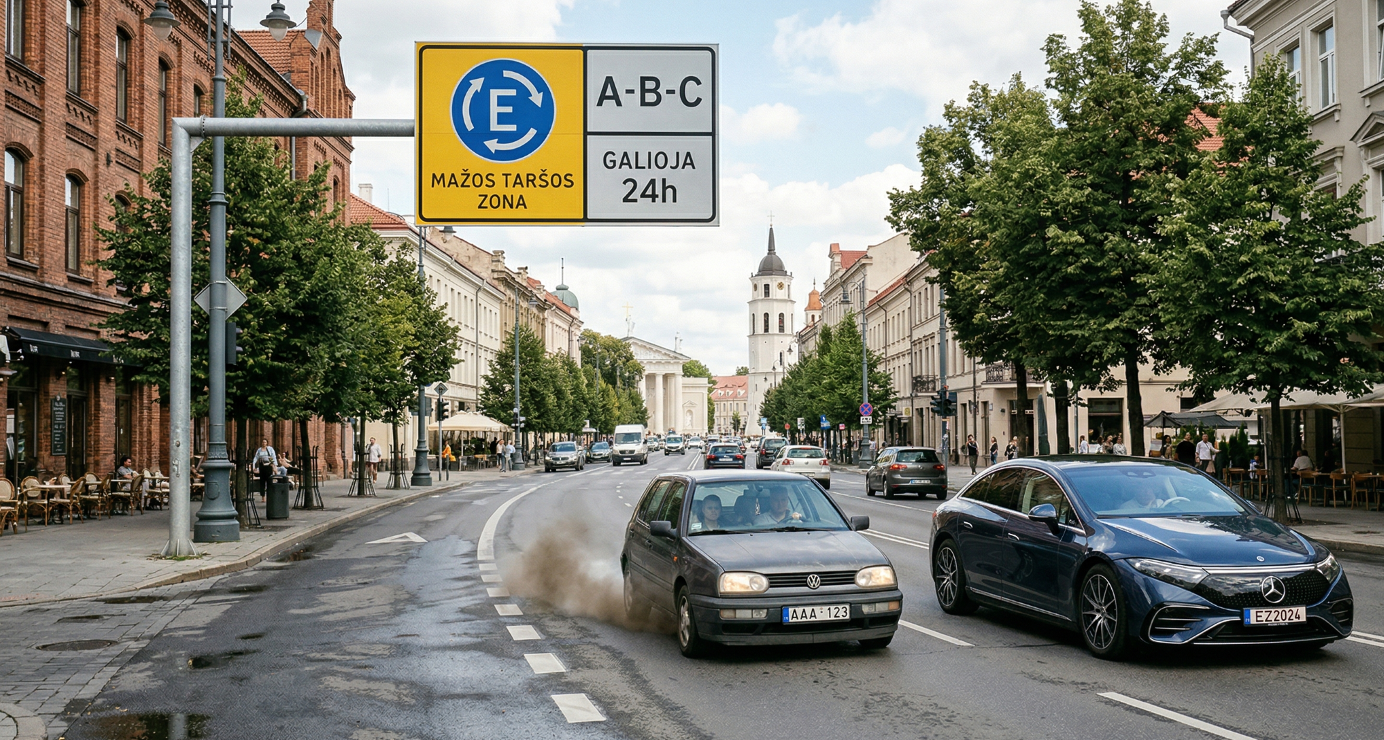 Griežtėjančios mažos taršos zonos miestuose: koks likimas laukia senų dyzelinių automobilių?
